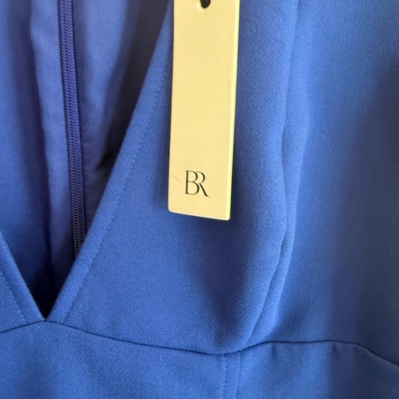 Blue Sleeveless Dress nwt gorgeous size 8 - Picture 4 of 7